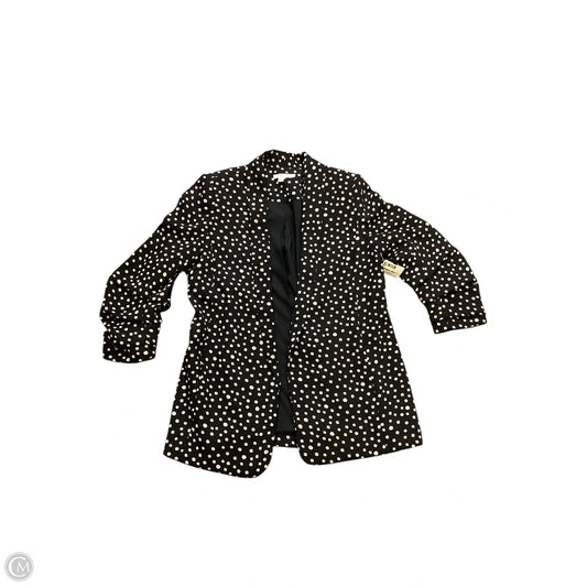 Blazer By Chicos In Black & Cream, Size: S