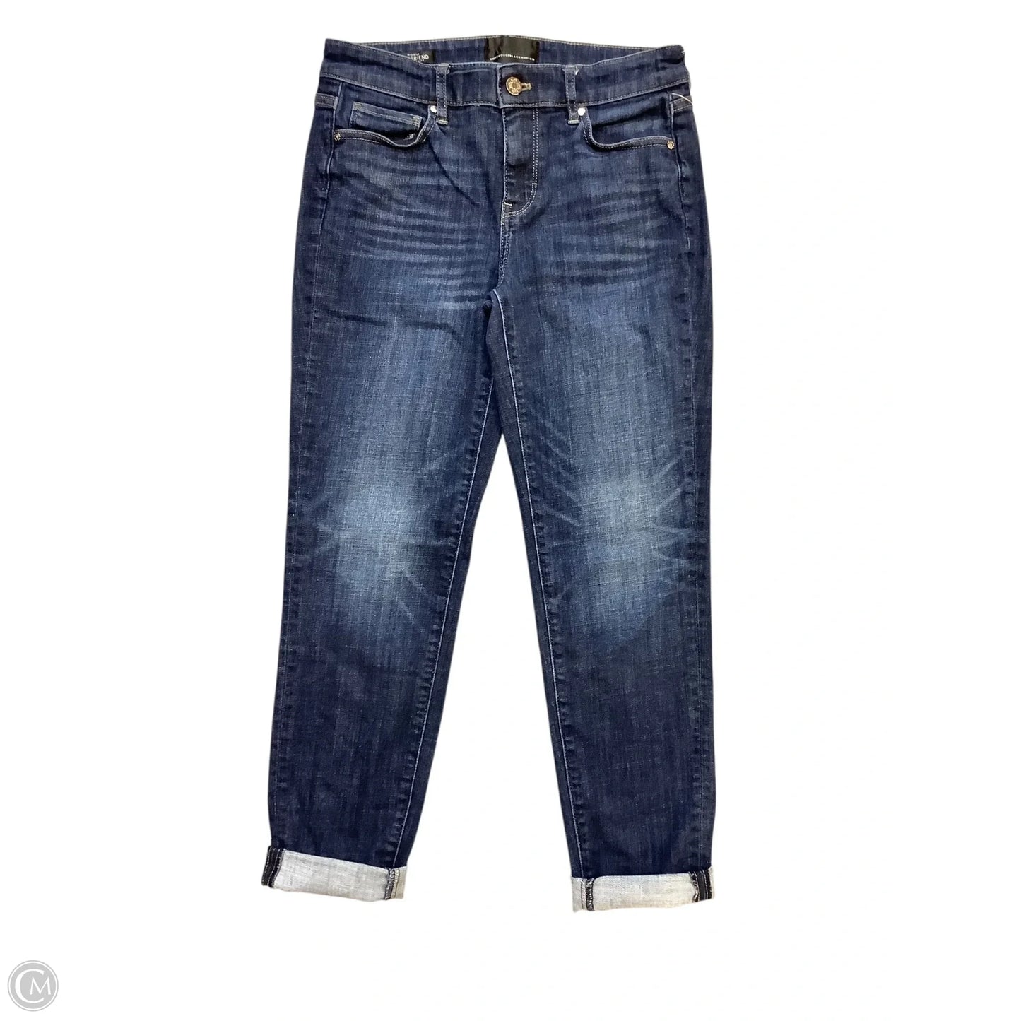 Jeans Boyfriend By White House Black Market In Blue Denim, Size: 2