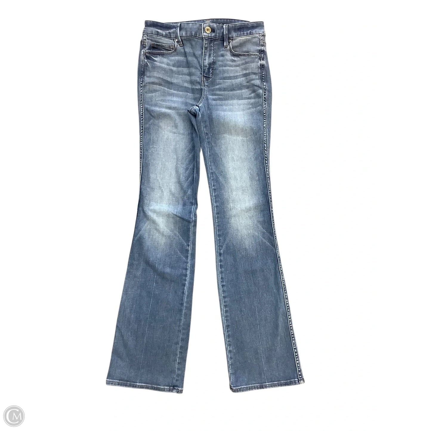 Jeans Flared By White House Black Market In Blue Denim, Size: 2
