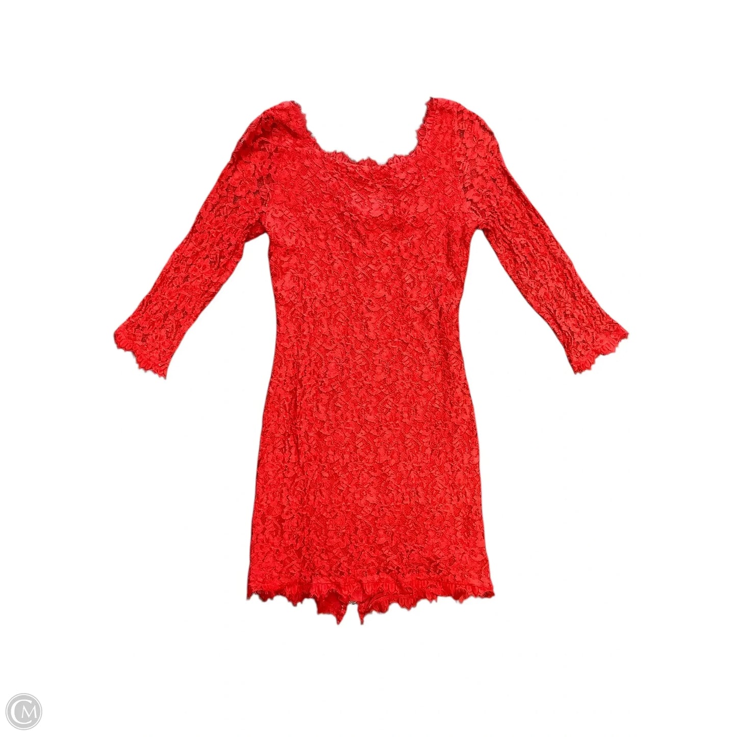 Dress Designer By Diane Von Furstenberg In Red, Size: 8