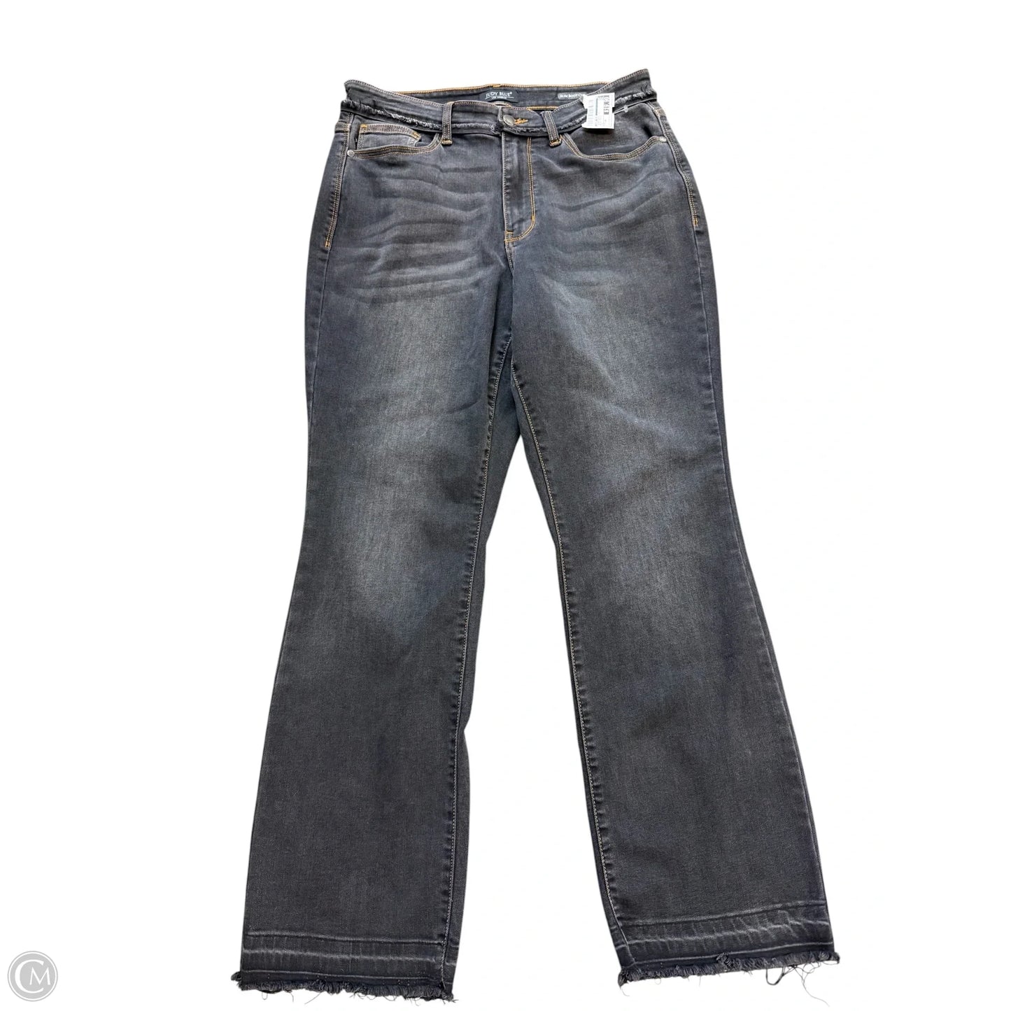 Jeans Boot Cut By Judy Blue In Black Denim, Size: 14