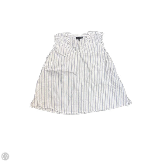 Top Sleeveless By Lane Bryant In White, Size: 20