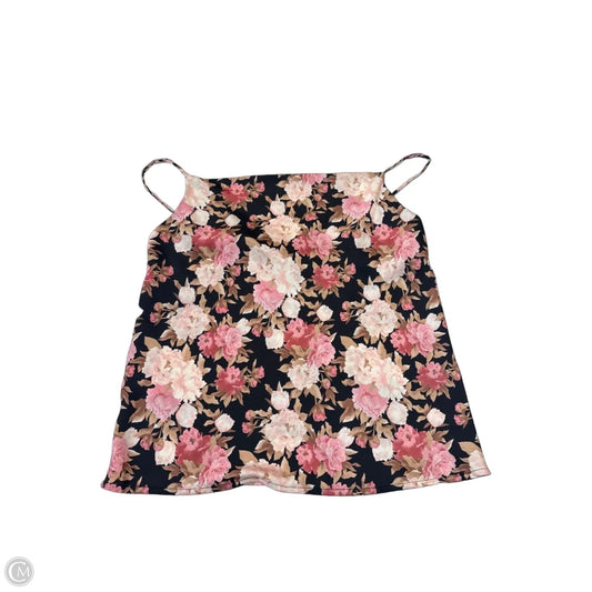 Top Sleeveless By Skies Are Blue In Floral Print, Size: S