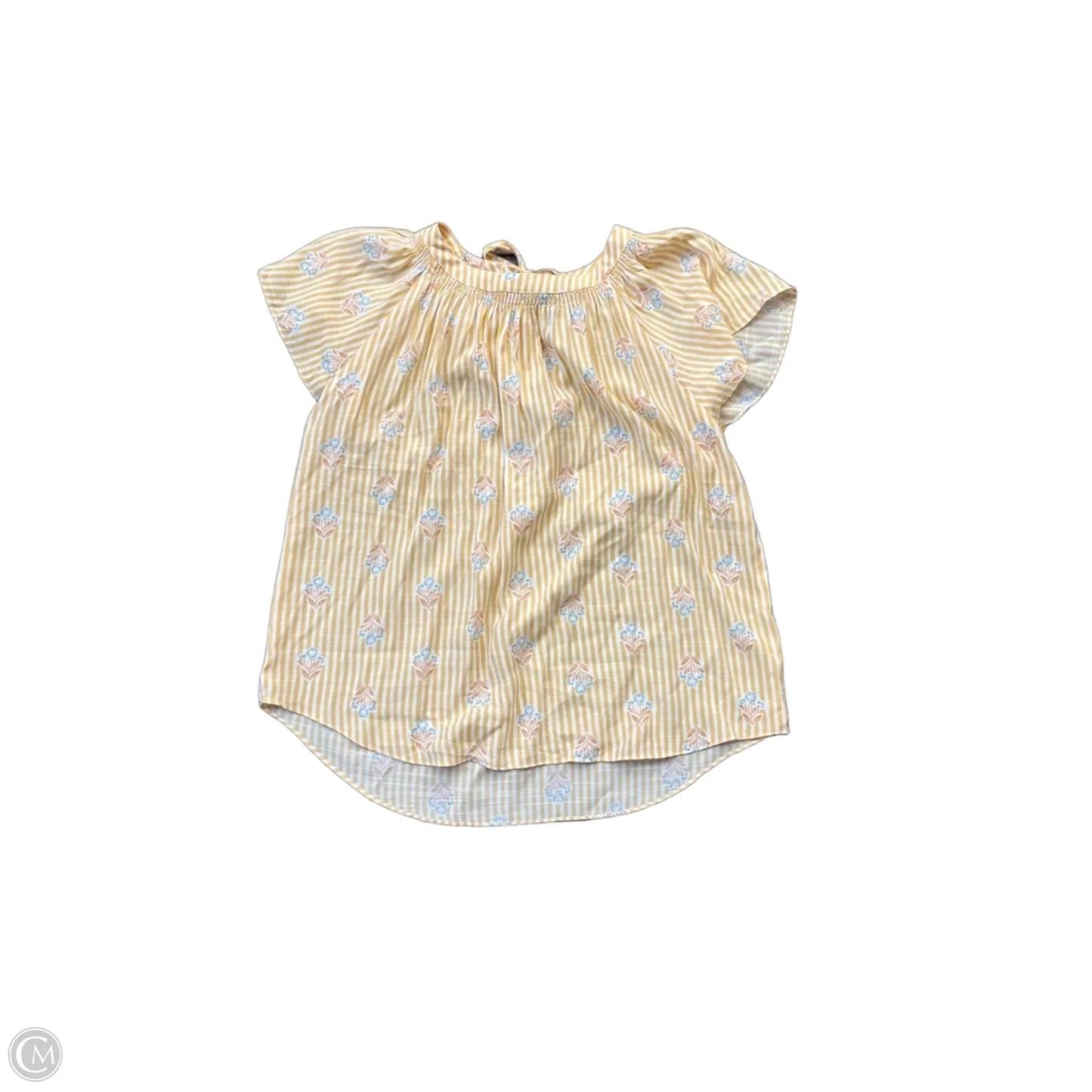 Top Sleeveless By Lc Lauren Conrad In Yellow, Size: L