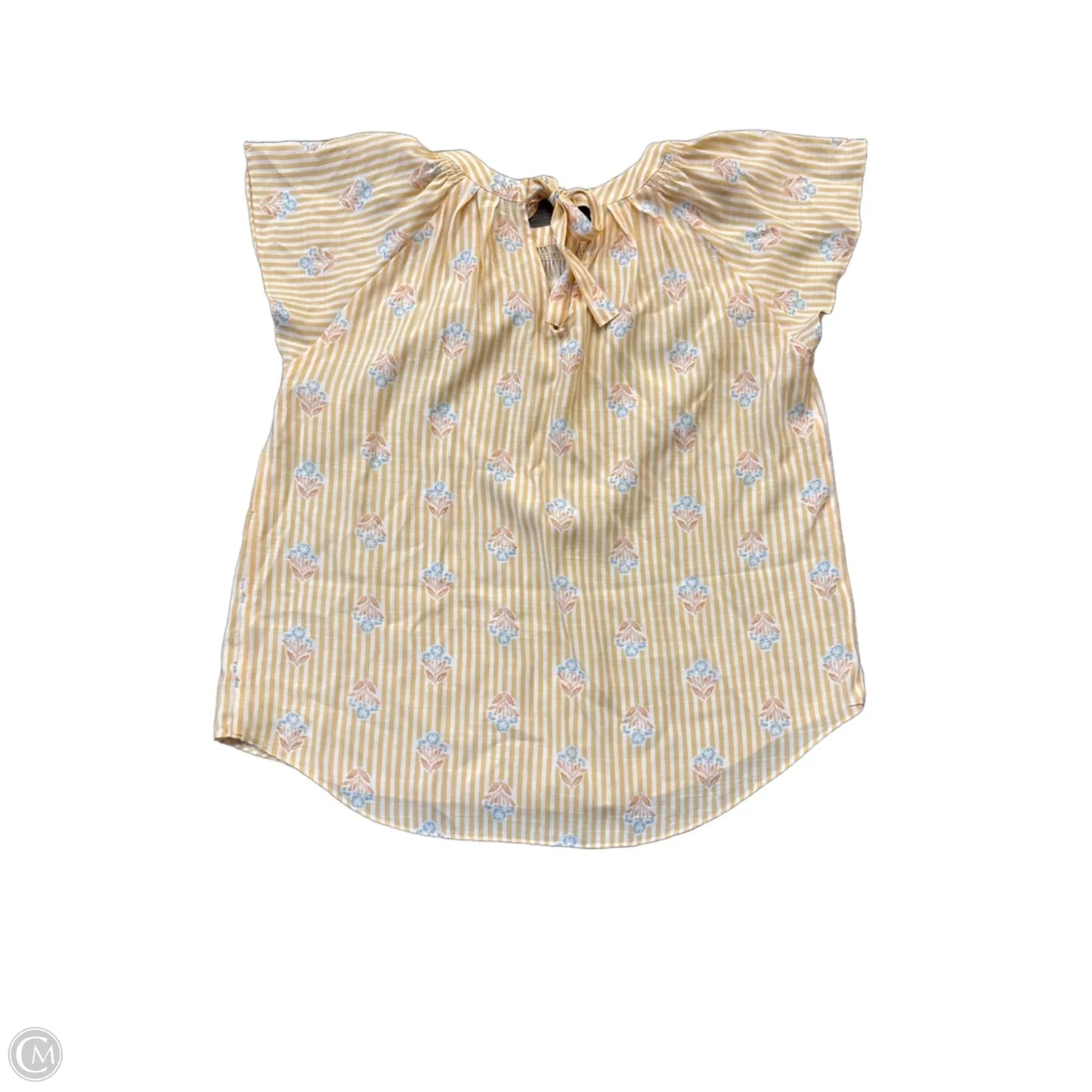 Top Sleeveless By Lc Lauren Conrad In Yellow, Size: L