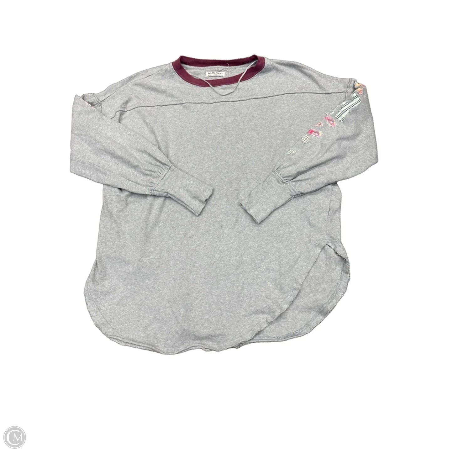 Tunic Long Sleeve By We The Free In Grey, Size: M