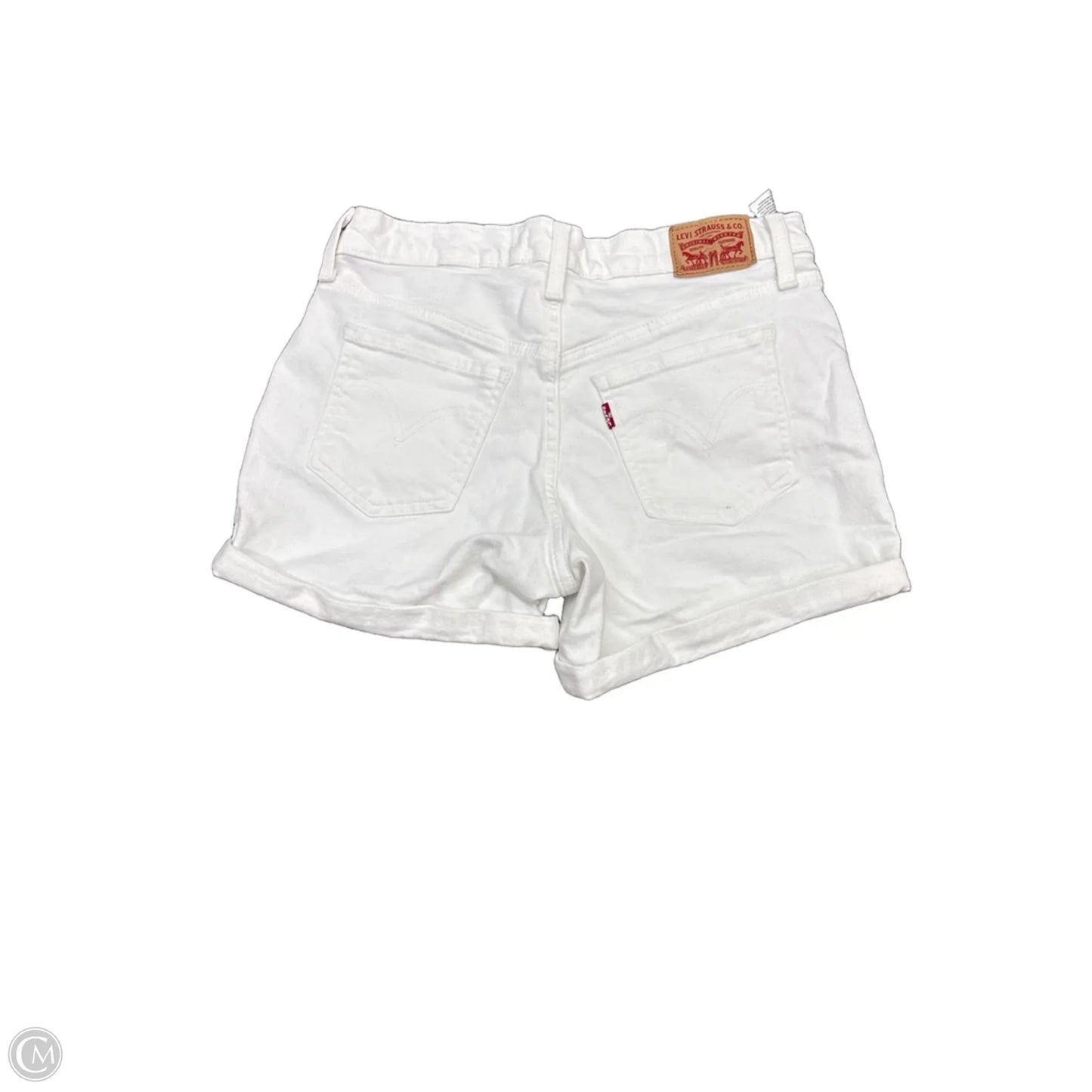 Shorts By Levis In White Denim, Size: 6