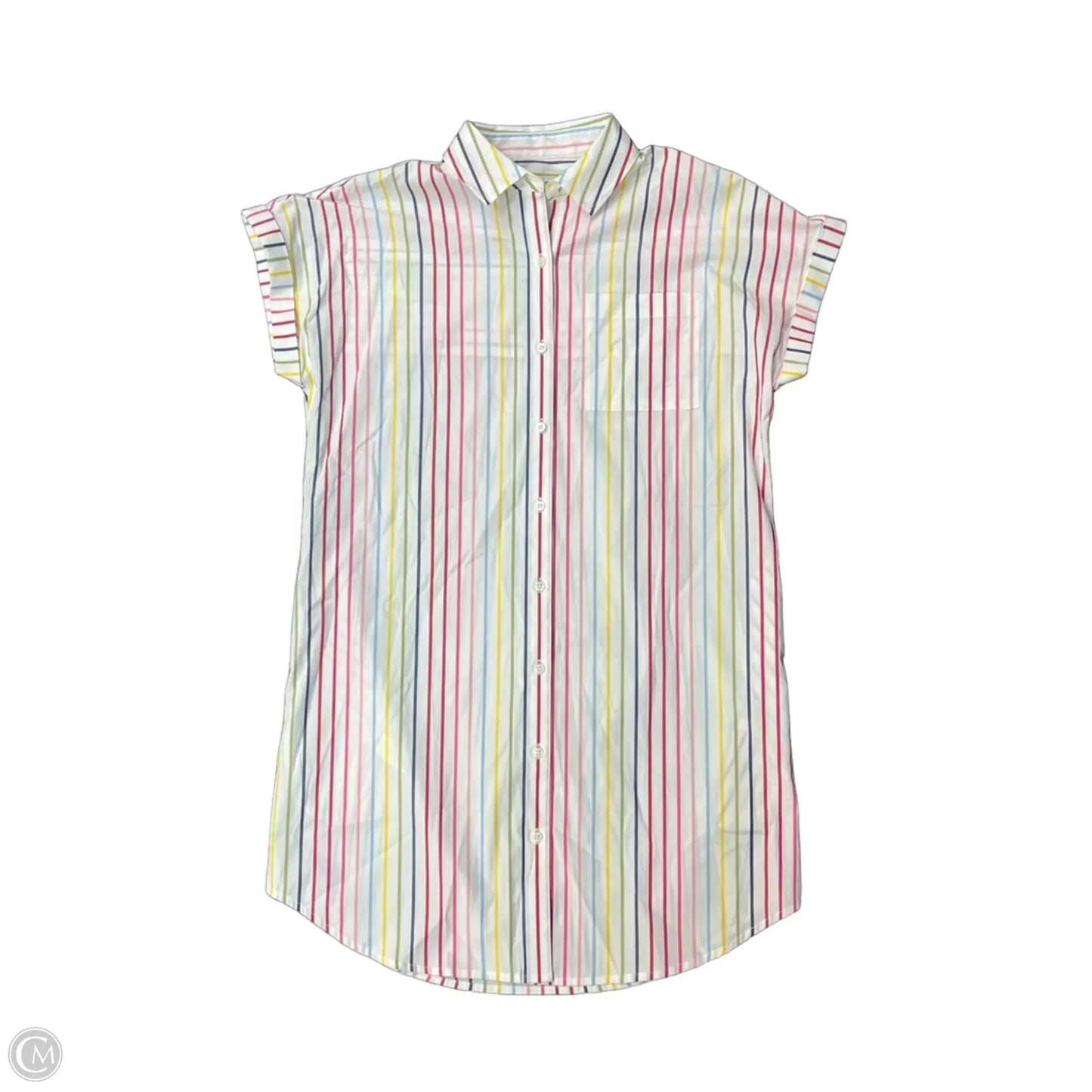 Dress Work By Cmb In Striped Pattern, Size: S
