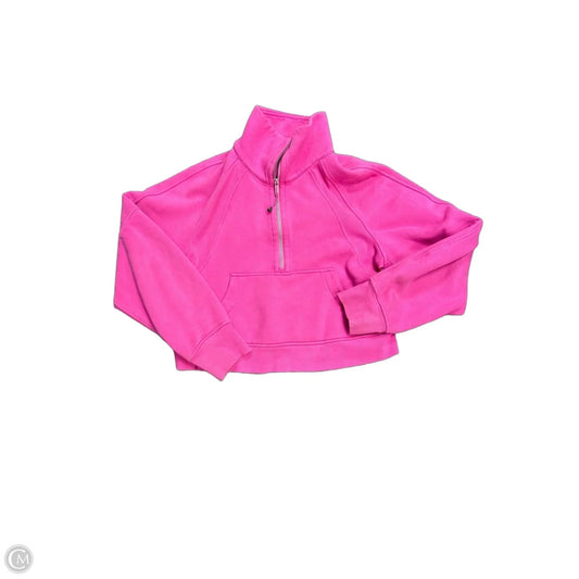 Athletic Jacket By Lululemon In Pink, Size: Xs