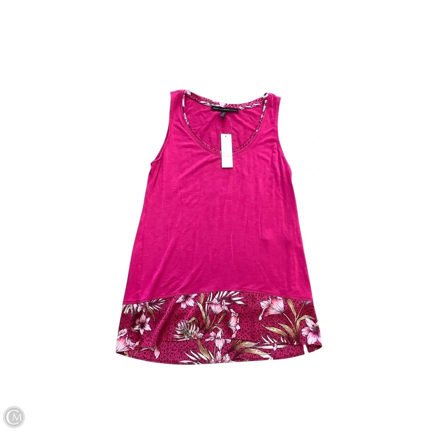 Top Sleeveless Basic By White House Black Market In Pink, Size: Xs