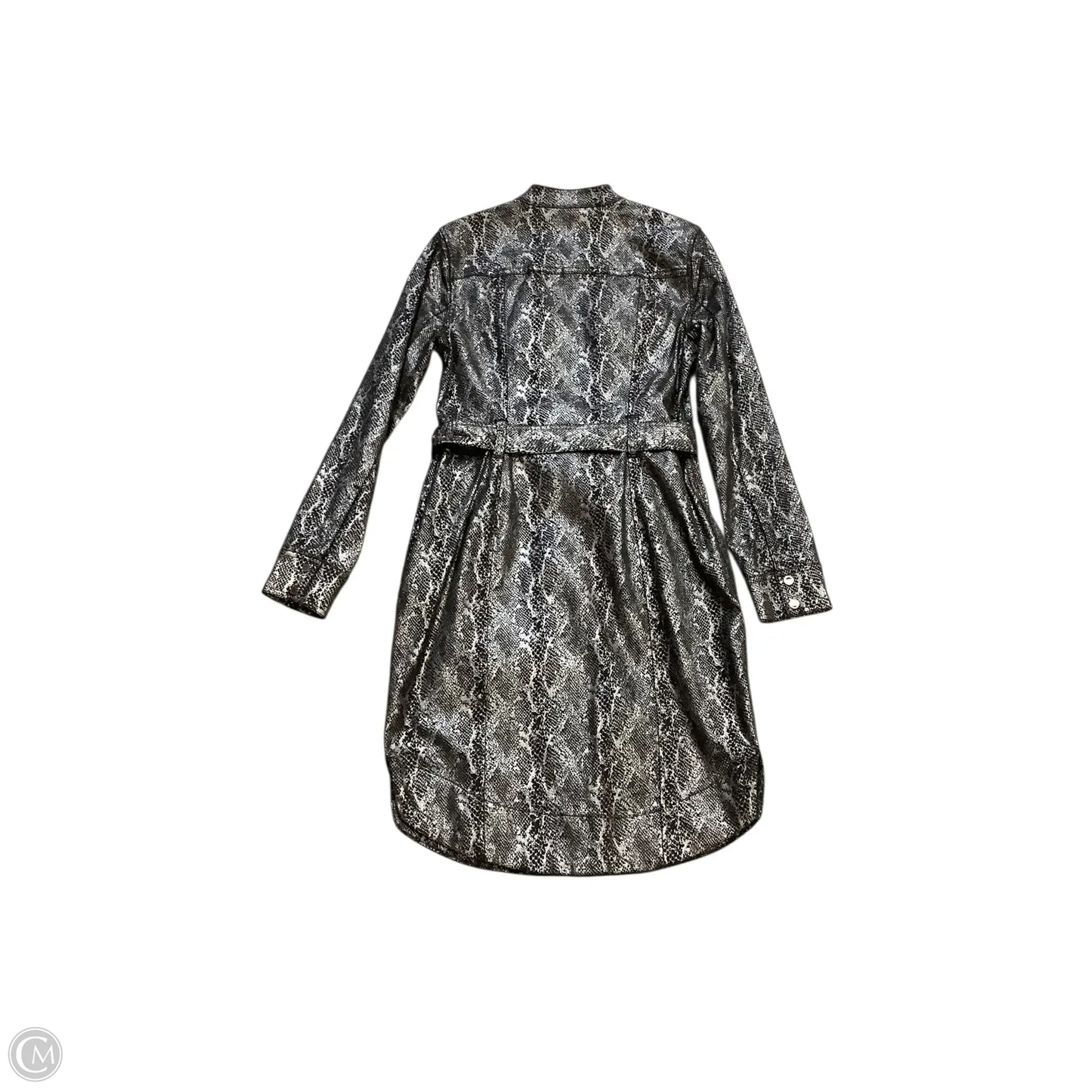 Dress Party Midi By White House Black Market In Silver, Size: 4