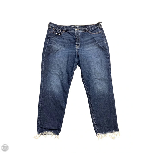 Jeans Straight By Old Navy In Blue Denim, Size: 18