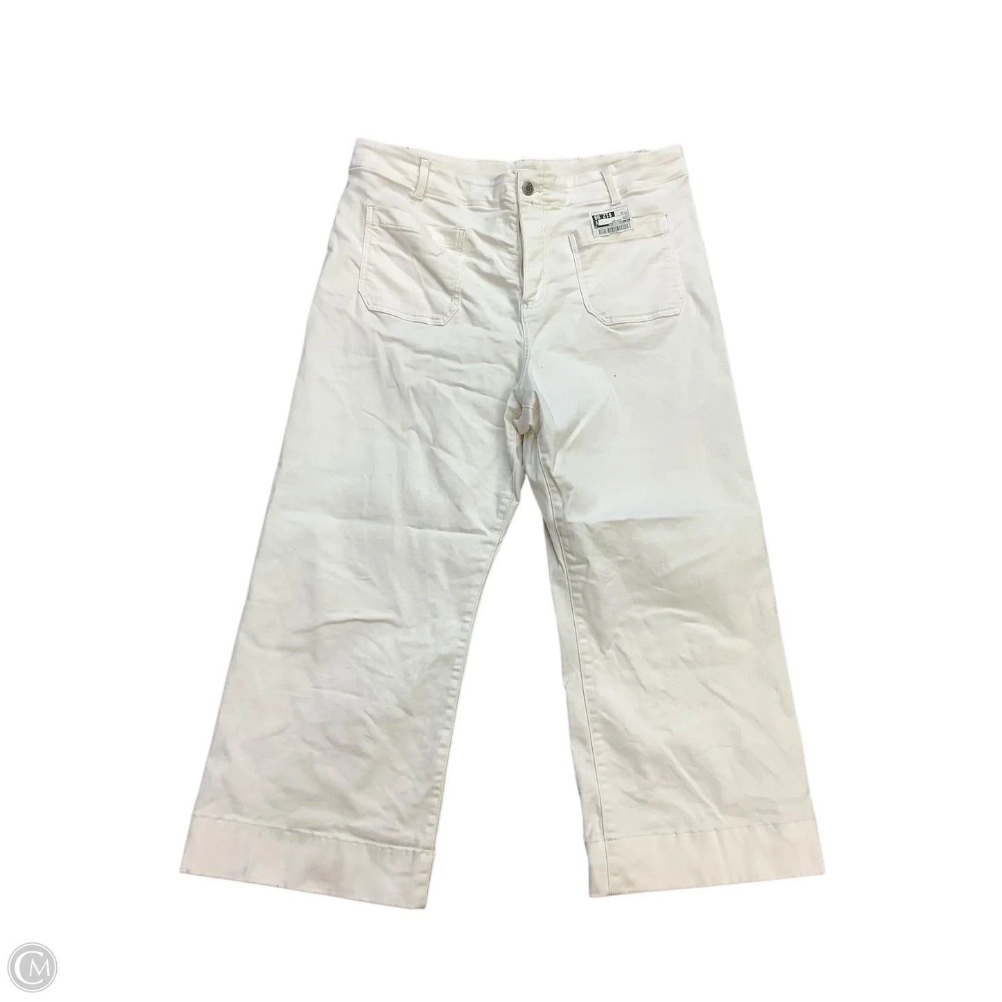 Jeans Straight By Lc Lauren Conrad In Cream, Size: 18