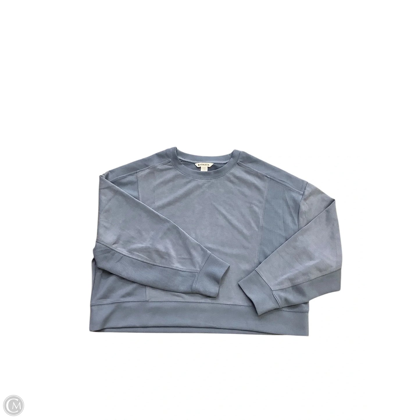 Athletic Sweatshirt Crewneck By Athleta In Blue, Size: Xl