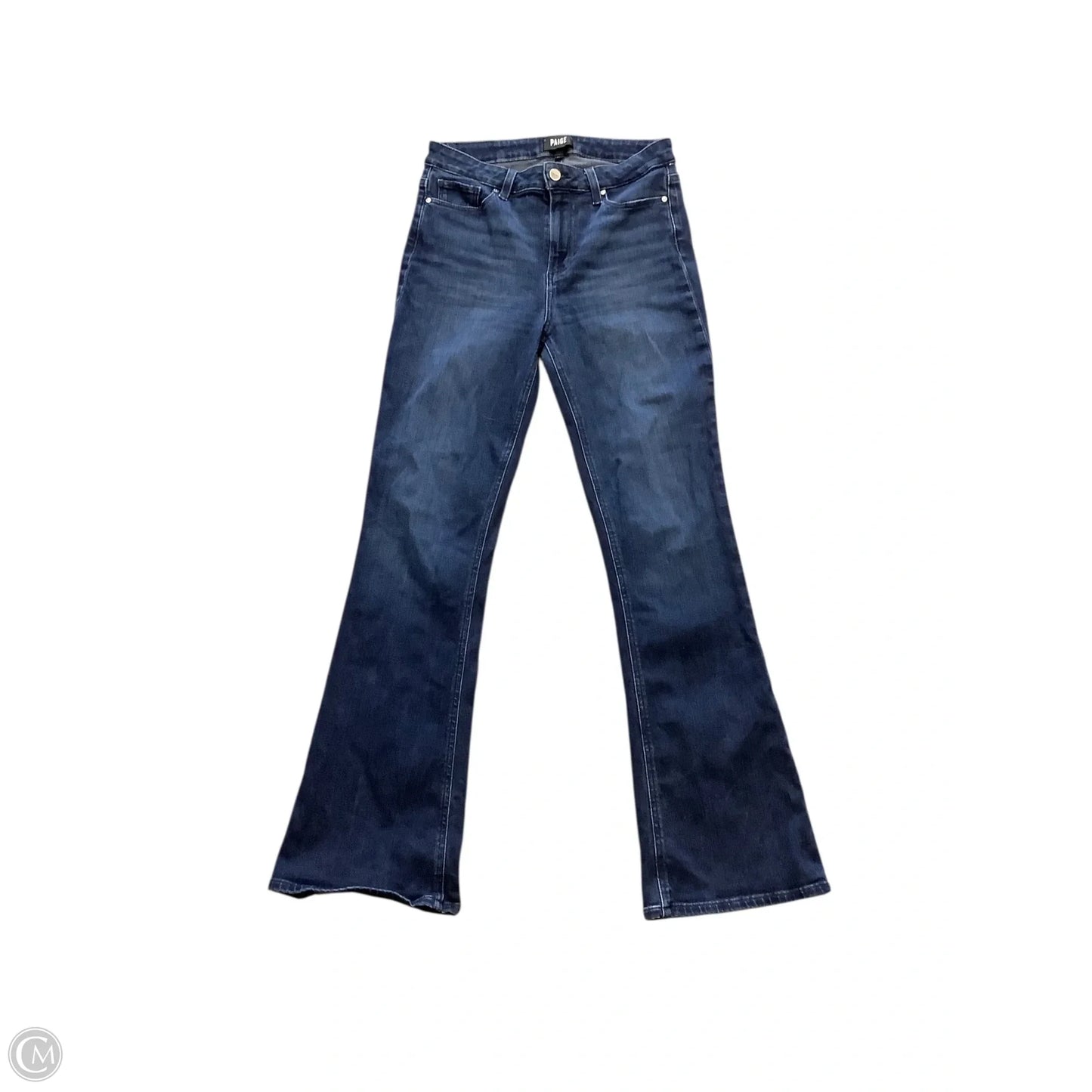 Jeans Straight By Paige In Blue Denim, Size: 10