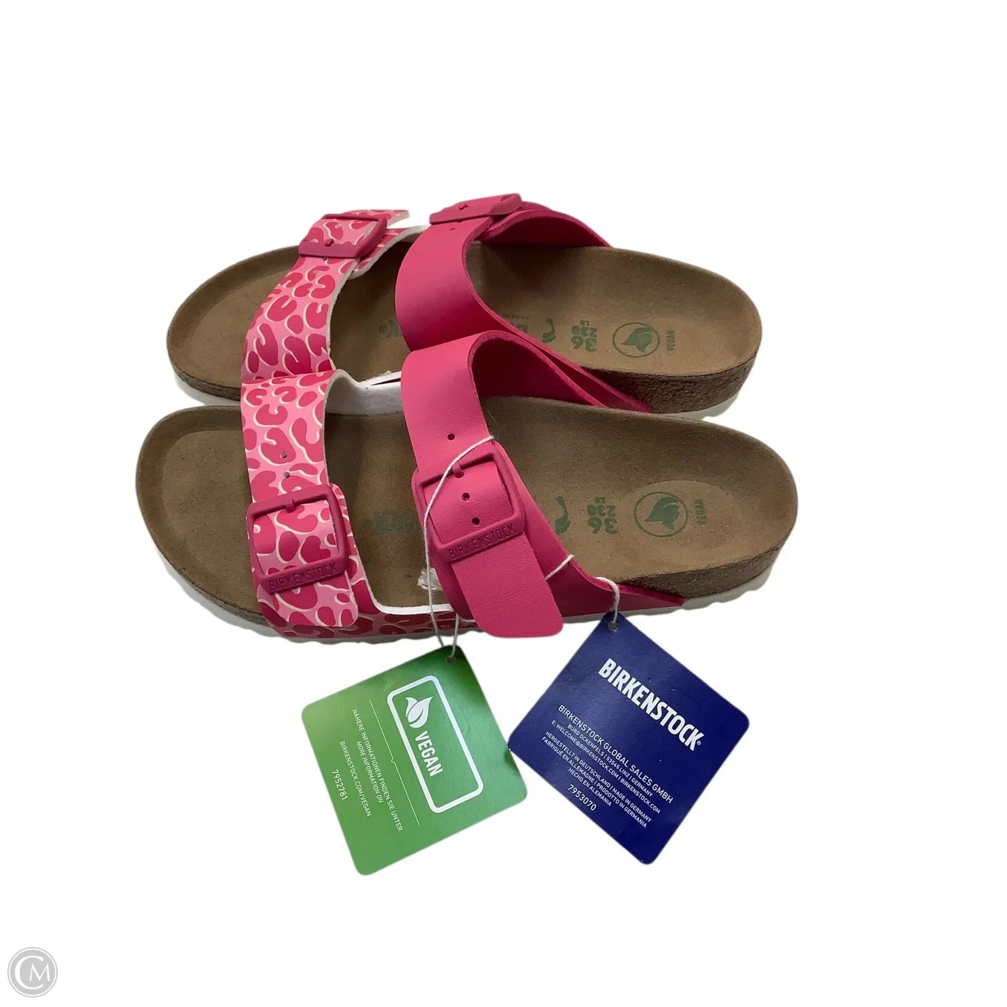 Sandals Flats By Birkenstock In Pink, Size: 6