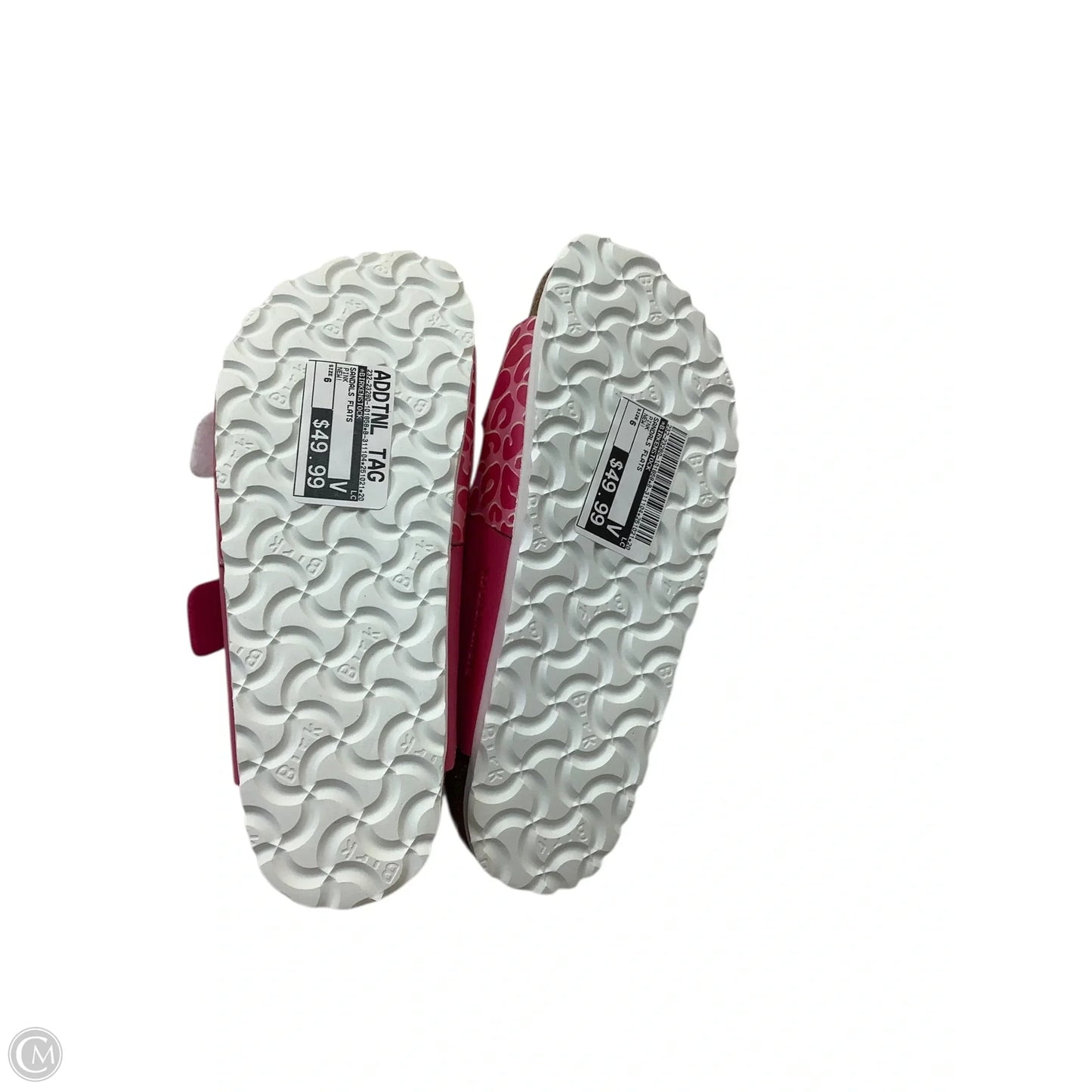 Sandals Flats By Birkenstock In Pink, Size: 6