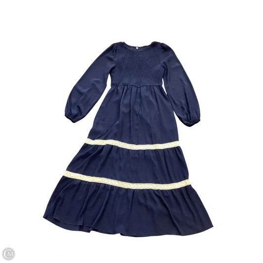 Dress Casual Maxi By Clothes Mentor In Navy, Size: M