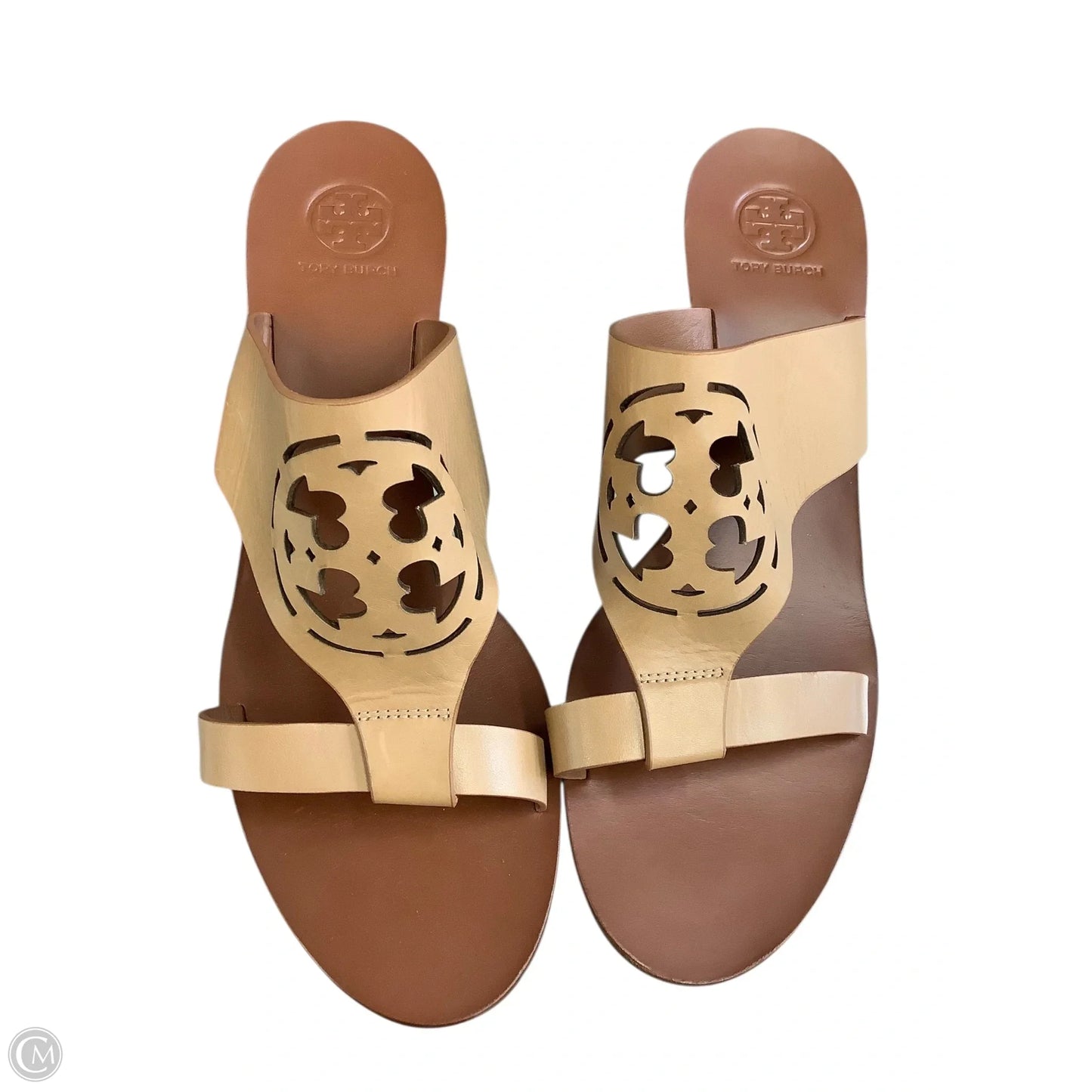 Sandals Designer By Tory Burch In Tan, Size: 8.5