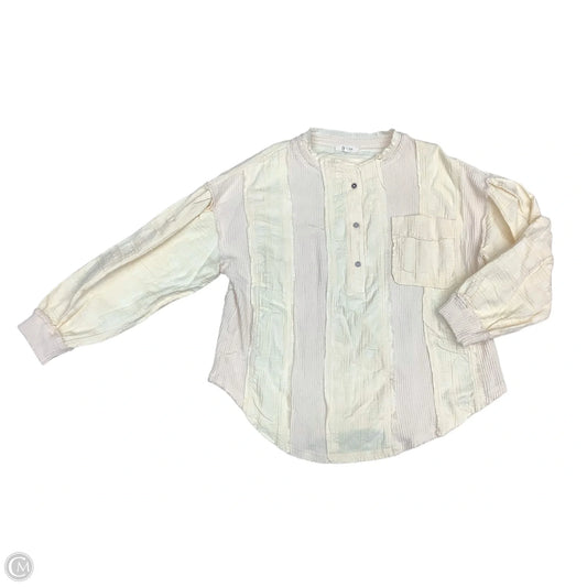 Top Long Sleeve By Oli & Hali In Cream, Size: S