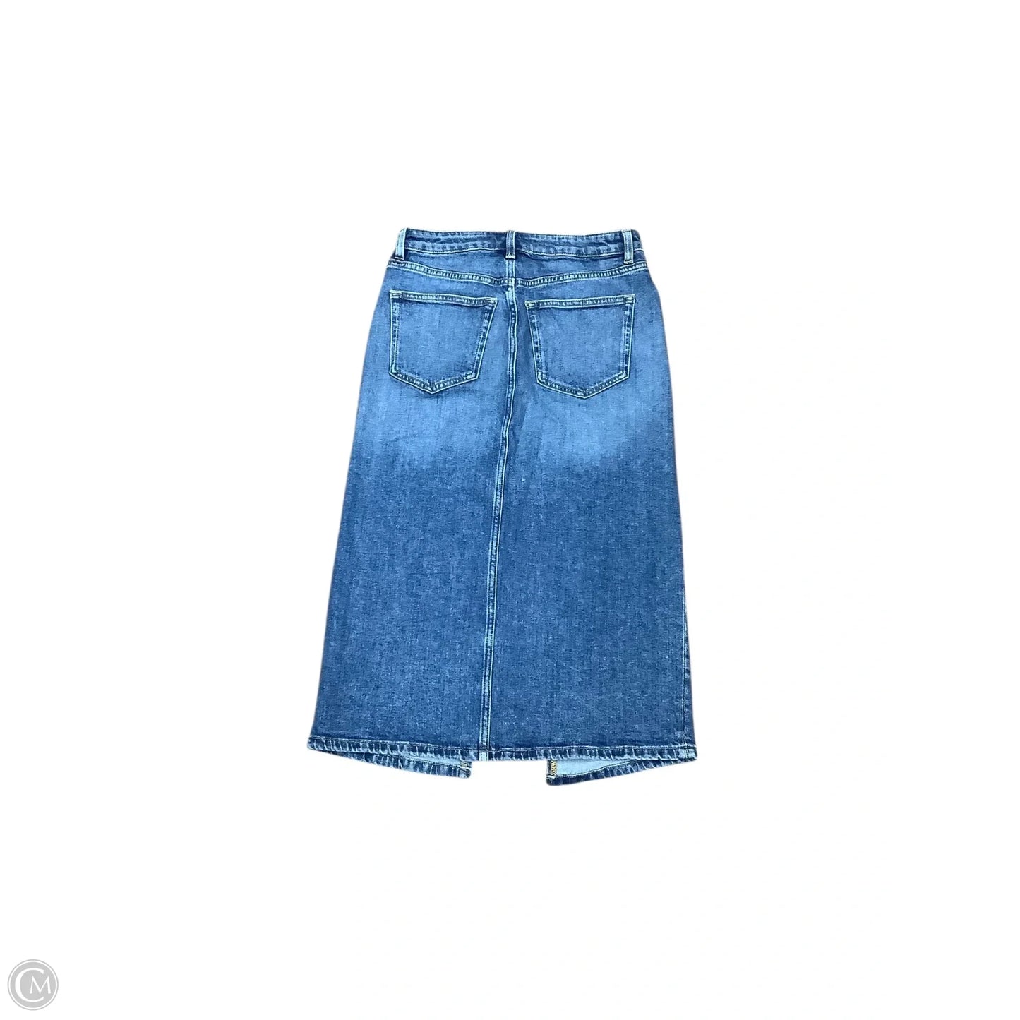 Skirt Midi By Steve Madden In Blue Denim, Size: S