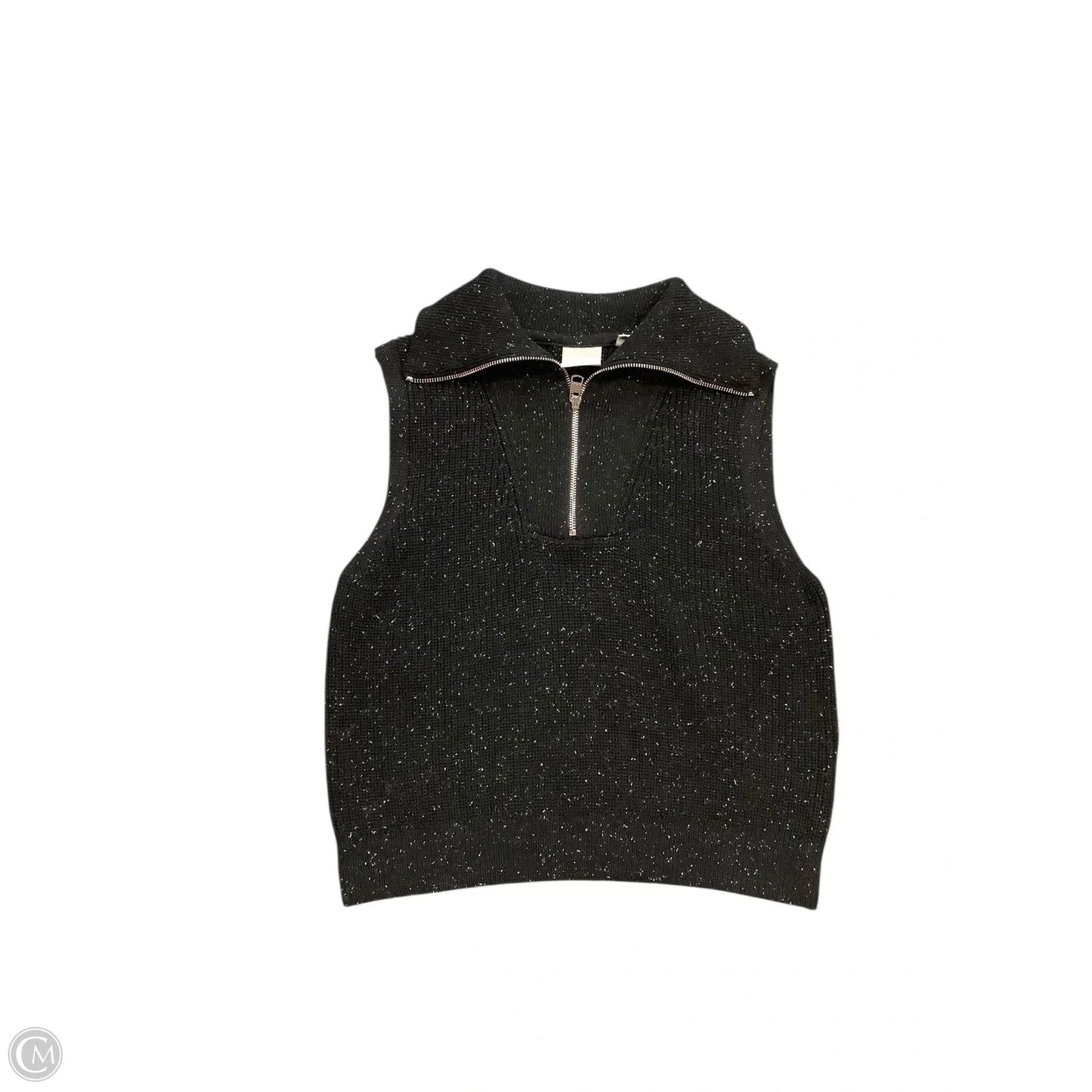 Sweater Short Sleeve By Varley In Black, Size: M
