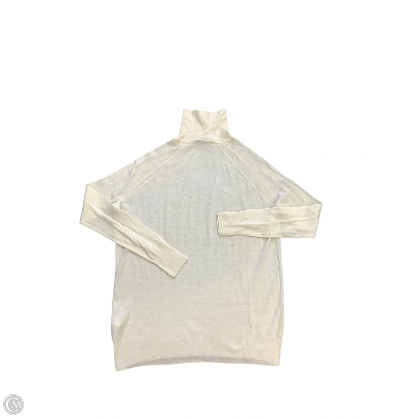 Top Long Sleeve By Vince In Cream, Size: S