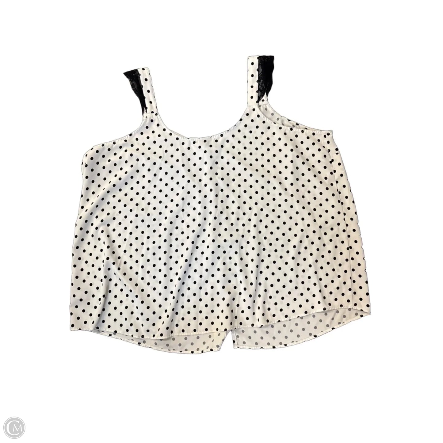 Top Sleeveless Basic By Torrid In Polkadot Pattern, Size: 3x
