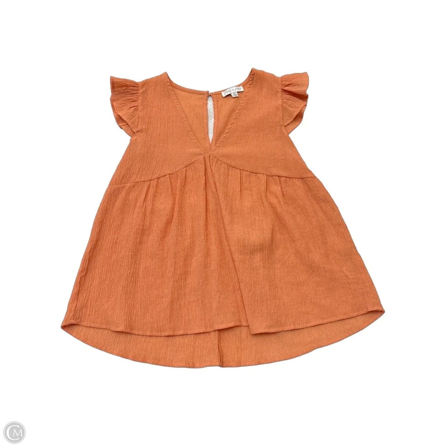 Top Sleeveless By She + Sky In Orange, Size: M