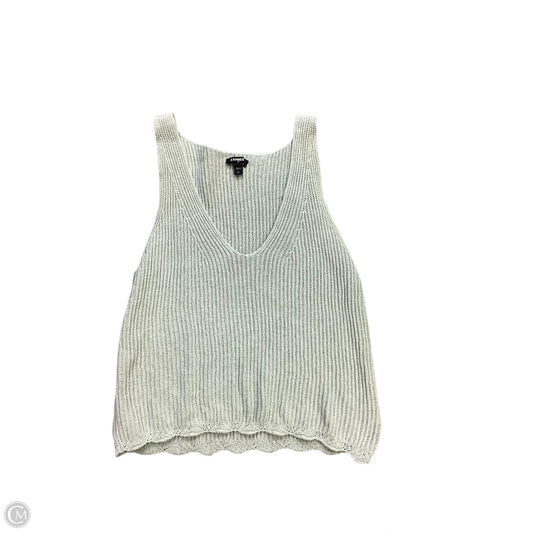 Vest Sweater By Express In Green, Size: Xs