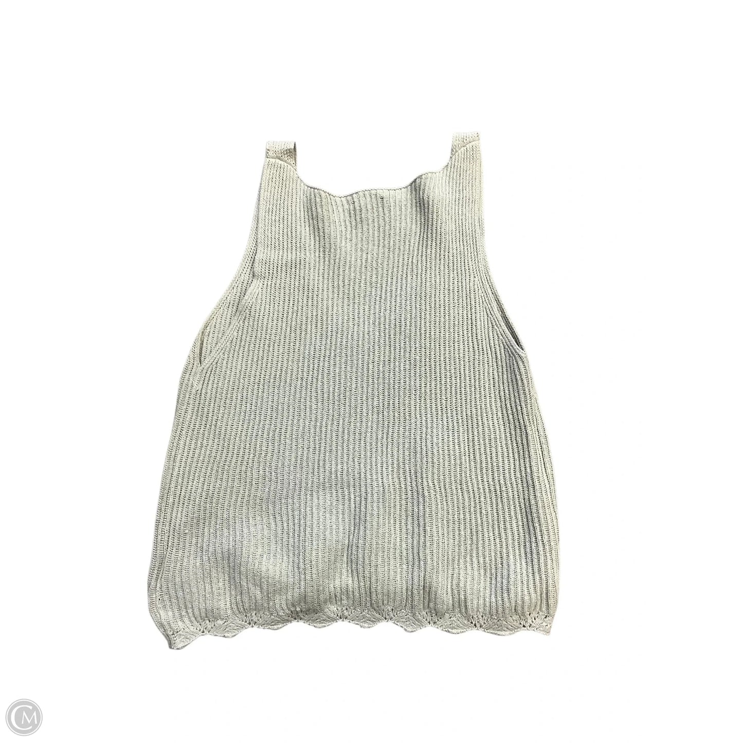 Vest Sweater By Express In Green, Size: Xs