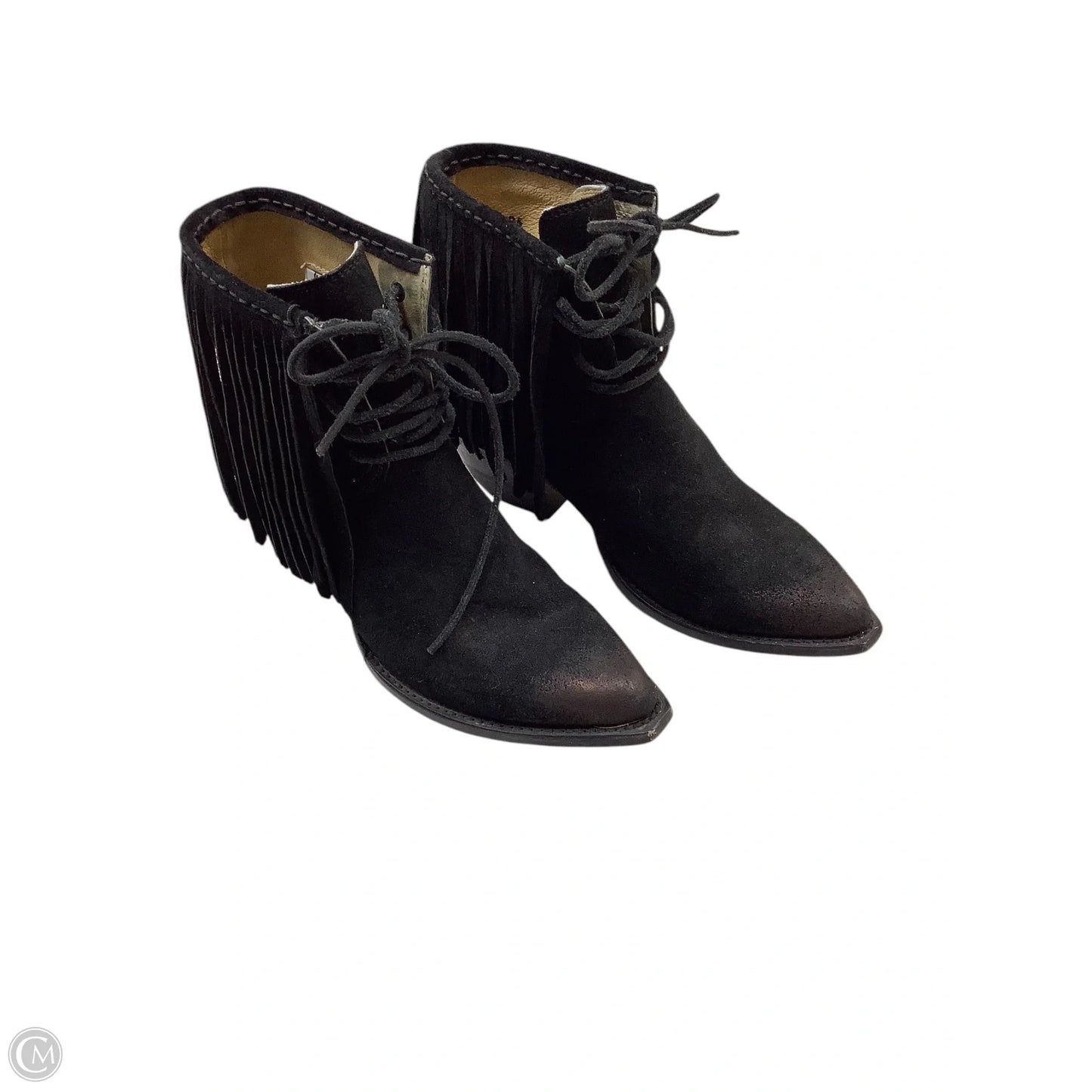 Boots Designer By Frye In Black, Size: 8