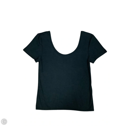 Top Short Sleeve Basic By Bke In Black, Size: M