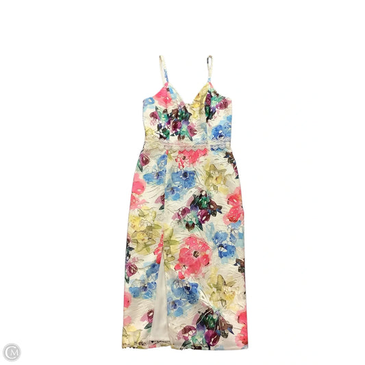 Dress Party Midi By Dress The Population In Floral Print, Size: Xs