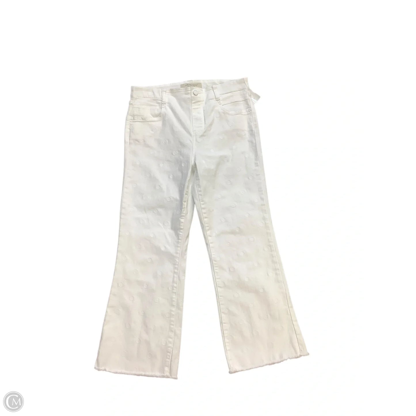 Jeans Straight By Liverpool In White, Size: 8