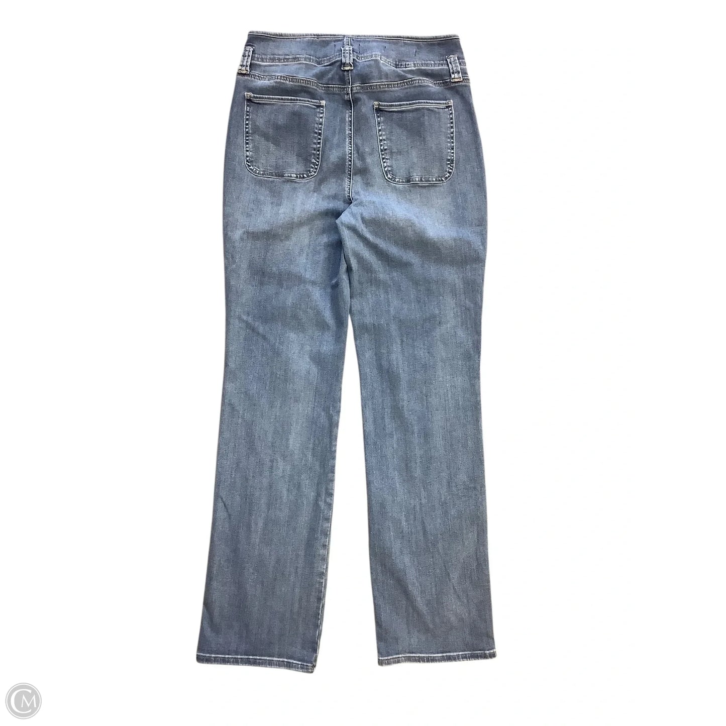 Jeans Straight By Not Your Daughters Jeans In Blue Denim, Size: 10