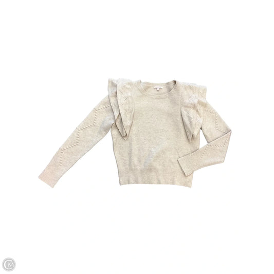 Sweater By Skies Are Blue In Tan, Size: M