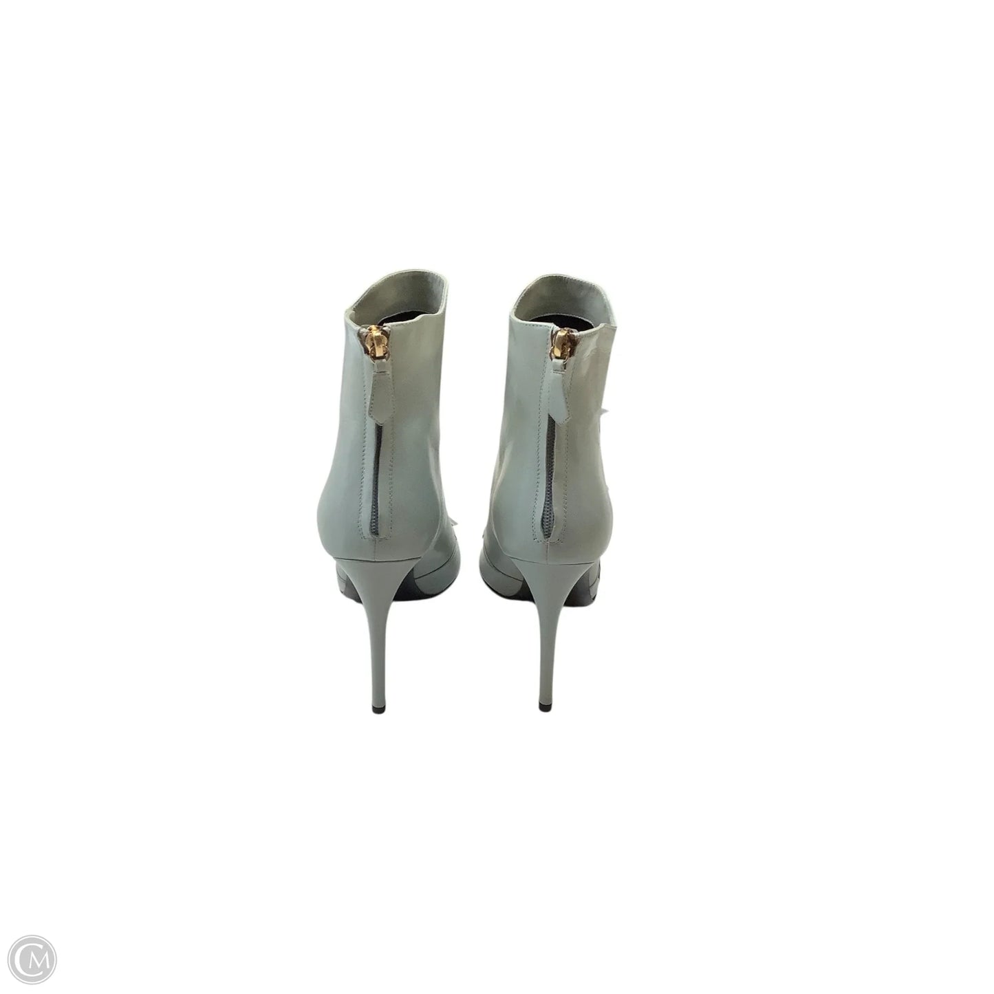 Boots Ankle Heels By Cma In Green, Size: 10