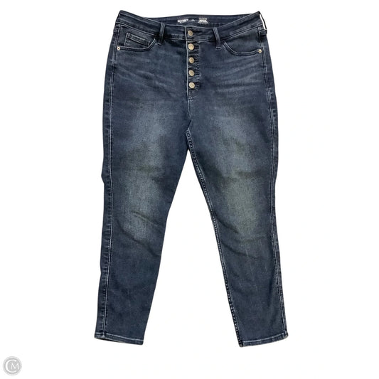 Jeans Skinny By Old Navy In Blue Denim, Size: 14