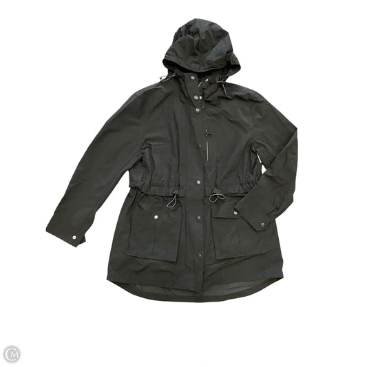 Jacket Windbreaker By J. Crew In Black, Size: S