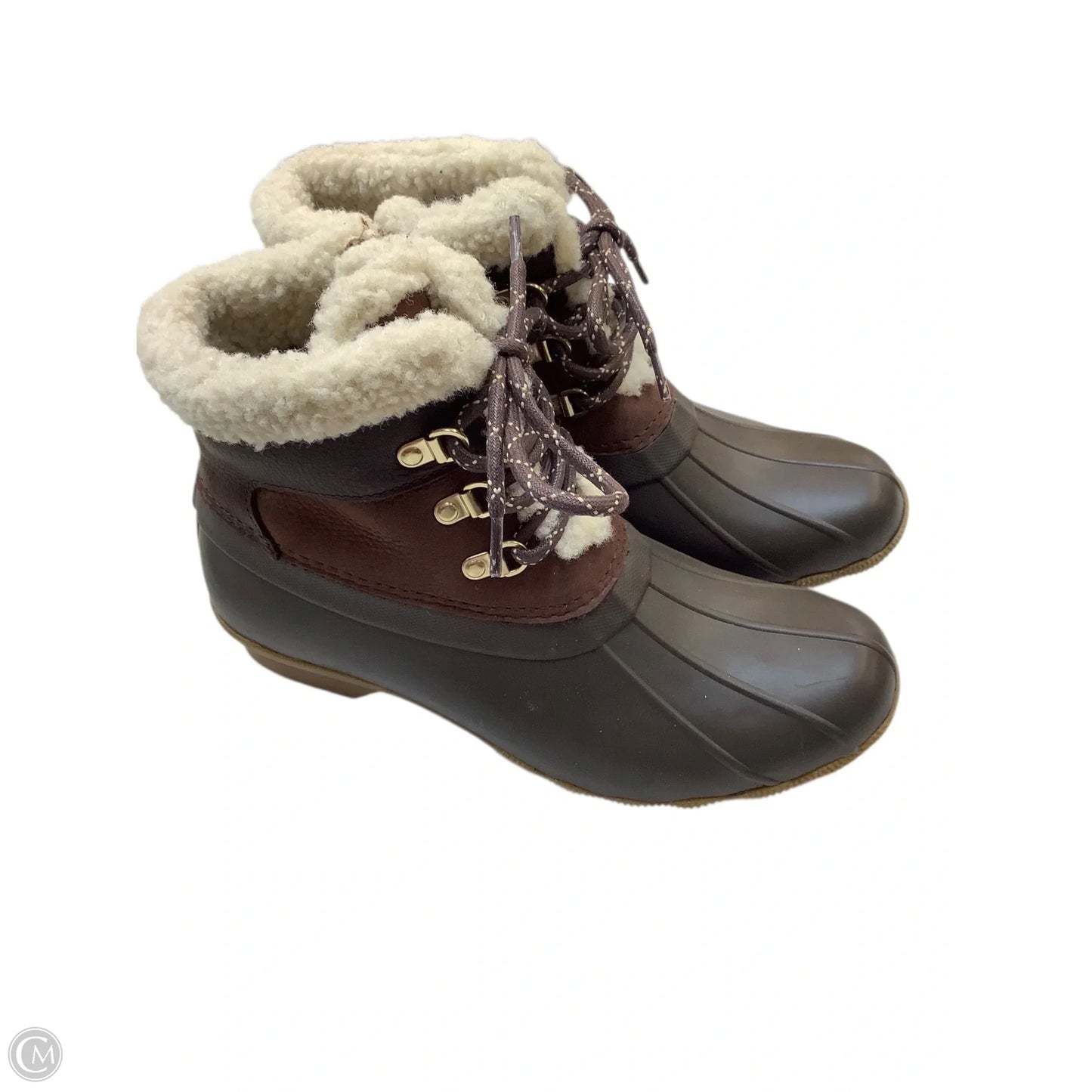 Boots Snow By Sperry In Brown, Size: 8