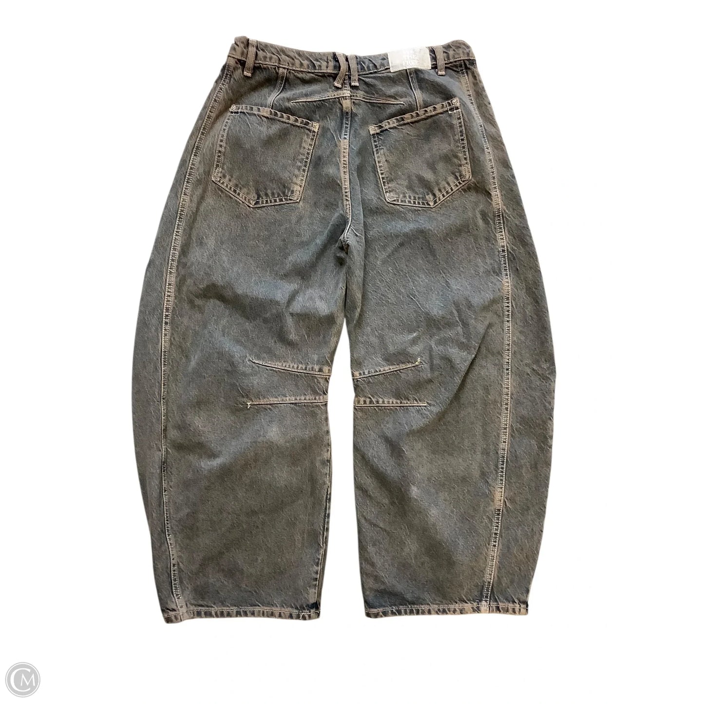 Jeans Wide Leg By We The Free In Blue Denim, Size: 10(30)