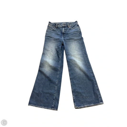 Jeans Wide Leg By J. Crew In Blue Denim, Size: 6