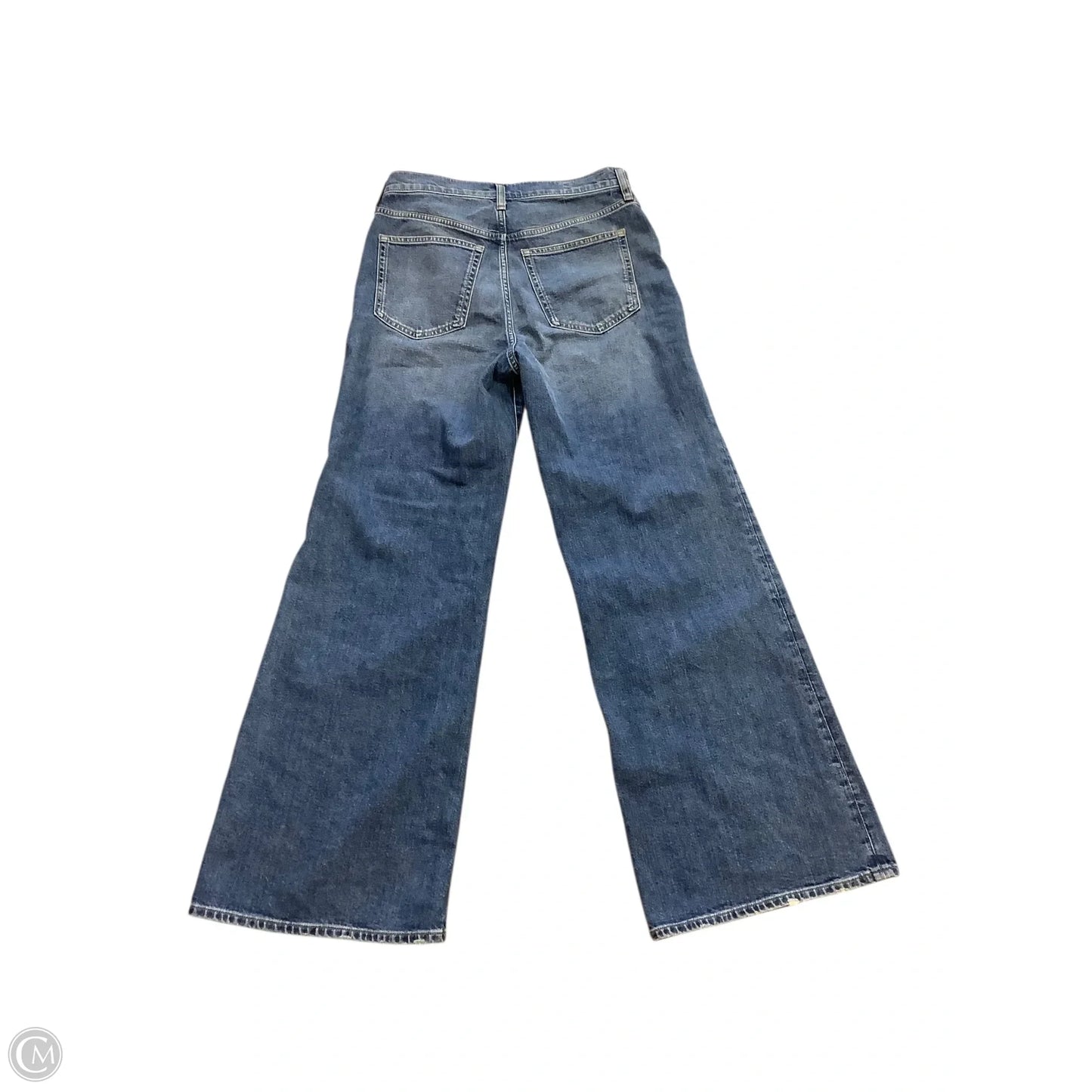 Jeans Wide Leg By J. Crew In Blue Denim, Size: 6