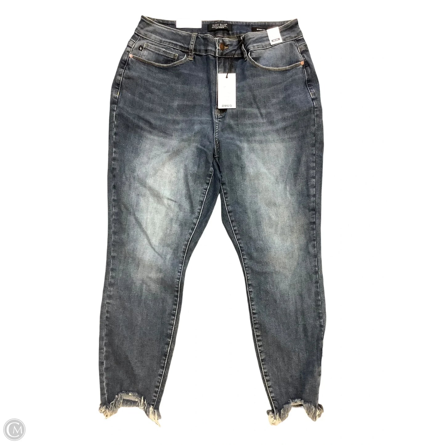 Jeans Skinny By Judy Blue In Blue Denim, Size: 18W