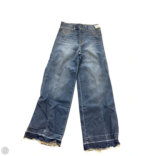 Jeans Wide Leg By Spanx In Blue Denim, Size: L