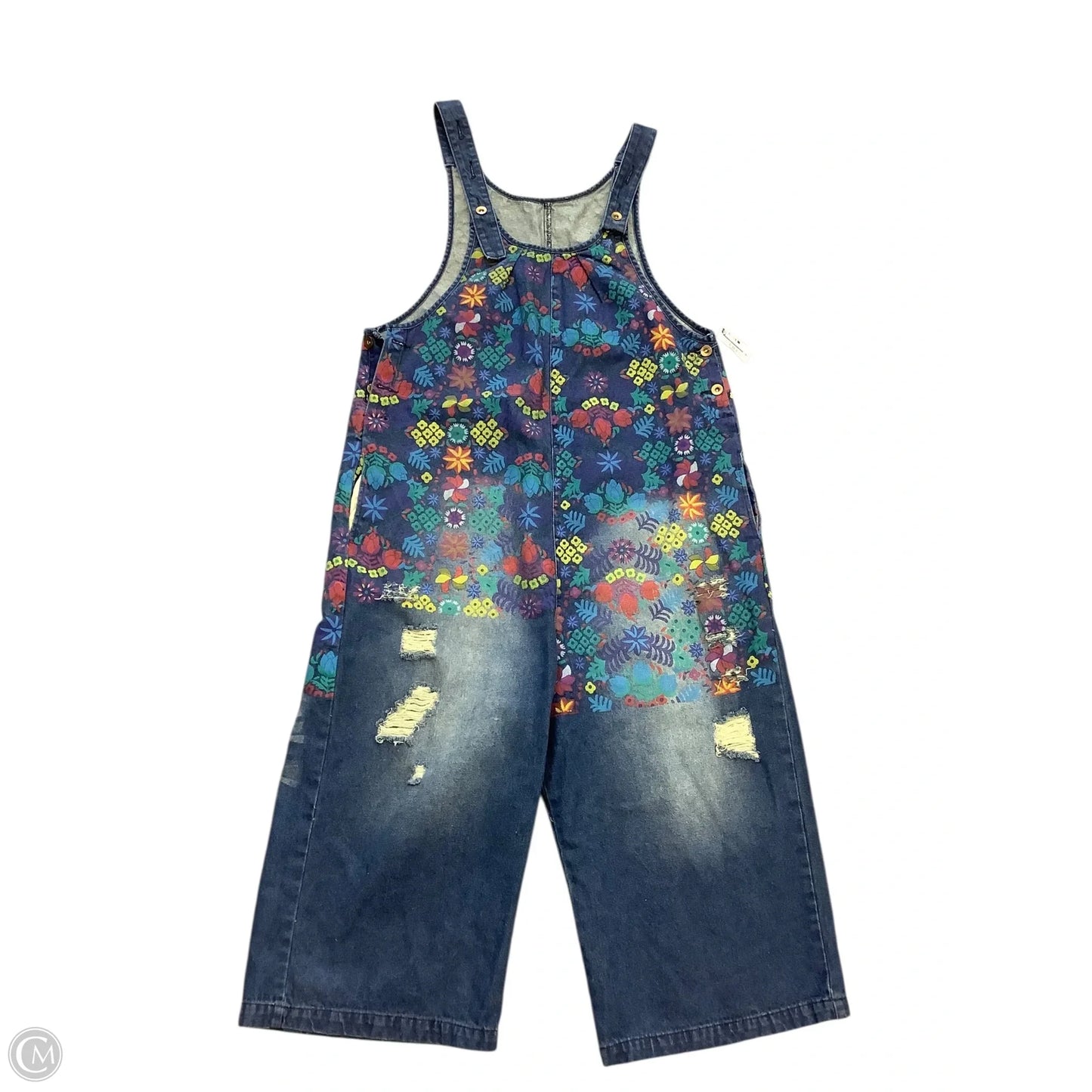 Overalls By Cmb In Blue Denim, Size: M