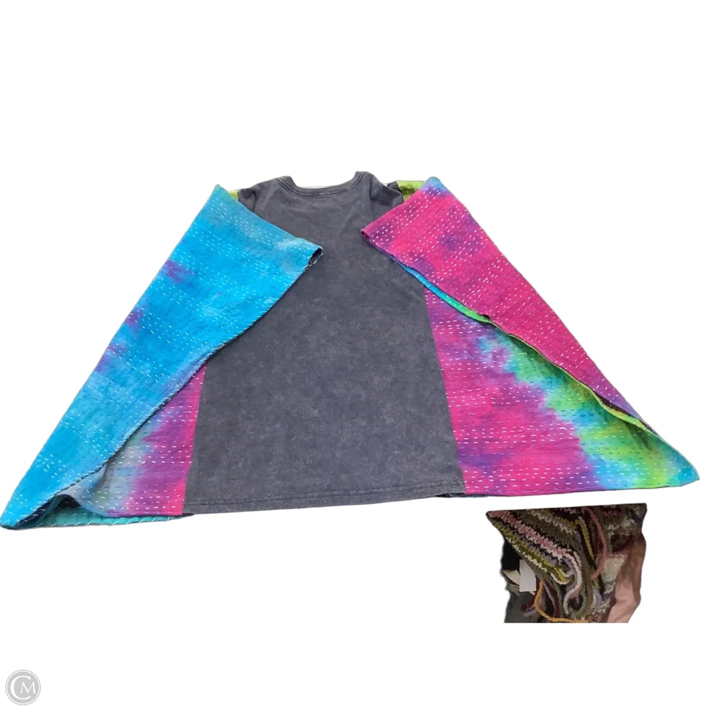 Top Short Sleeve By Cmb In Blue & Purple, Size: Osfm