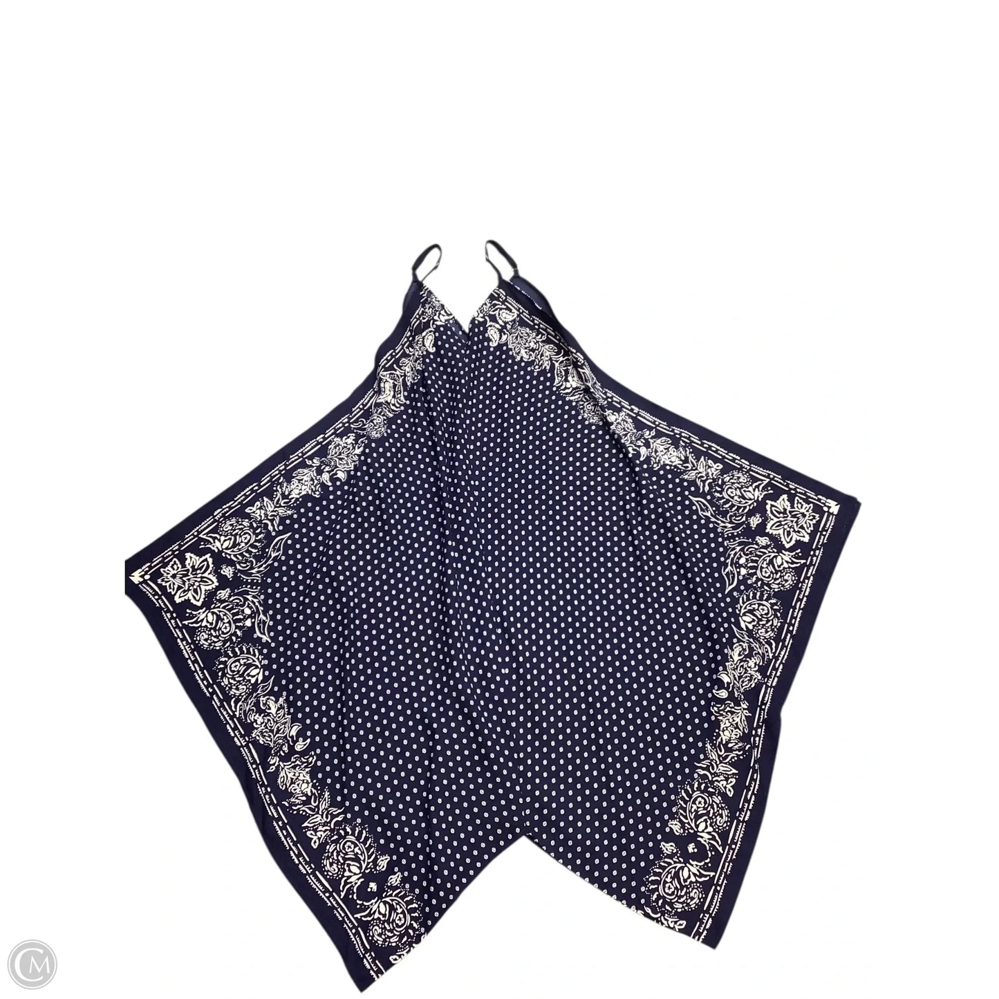 Dress Casual Maxi By Tommy Bahama In Blue & White, Size: L