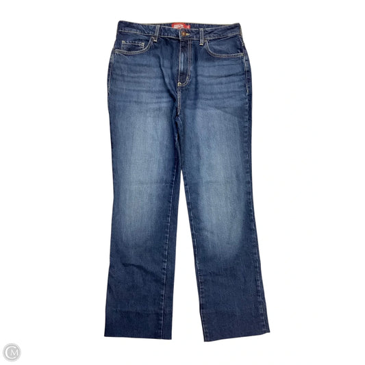 Jeans Boot Cut By Johnny Was In Blue Denim, Size: 14(32)